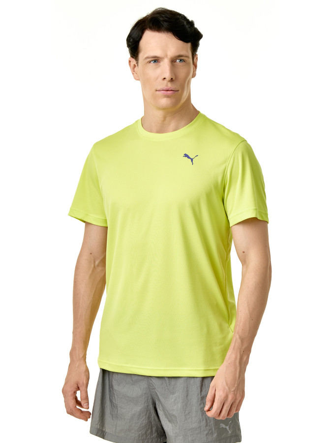 Футболка беговая Puma Graphics Faster Lemon Sherbert